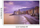 Buildings Along The Coast At Sunset Wall Mural