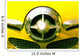 The Grill Of A Yellow Studebaker Car Wall Mural