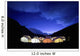 Tents Illuminated In A Valley At Night Wall Mural
