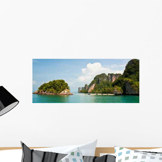 Tropical Island Beach Wall Decal