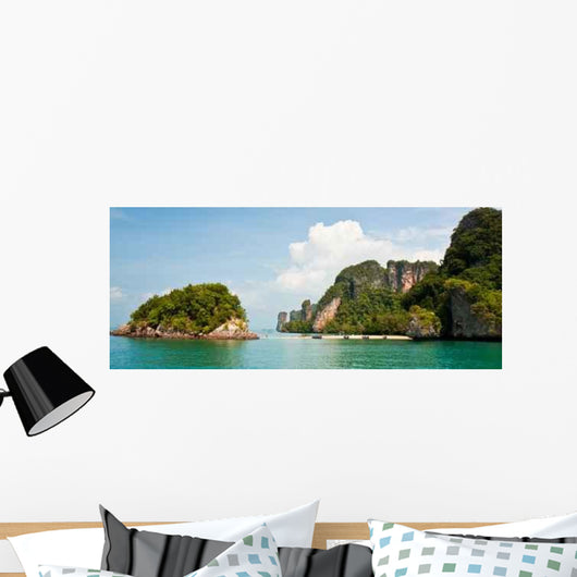 Tropical Island Beach Wall Decal