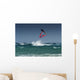 A Windsurfer Flips Upside Down Above The Water Off Punta Paloma Wall Mural