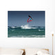 A Windsurfer Flips Upside Down Above The Water Off Punta Paloma Wall Mural