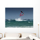 A Windsurfer Flips Upside Down Above The Water Off Punta Paloma Wall Mural