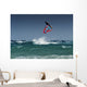 A Windsurfer Flips Upside Down Above The Water Off Punta Paloma Wall Mural