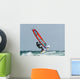 A Windsurfer In The Water Wall Mural