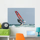 A Windsurfer In The Water Wall Mural