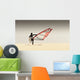 A Windsurfer Runs On The Sand Of Punta Paloma Beach With His Board Wall Mural