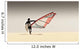 A Windsurfer Runs On The Sand Of Punta Paloma Beach With His Board Wall Mural