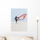A Windsurfer Walks On The Sand Of Punta Paloma Beach With His Board Wall Mural
