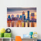Louisville Kentucky USA Skyline Evening Wall Decal