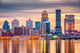 Louisville Kentucky USA Skyline Evening Wall Decal
