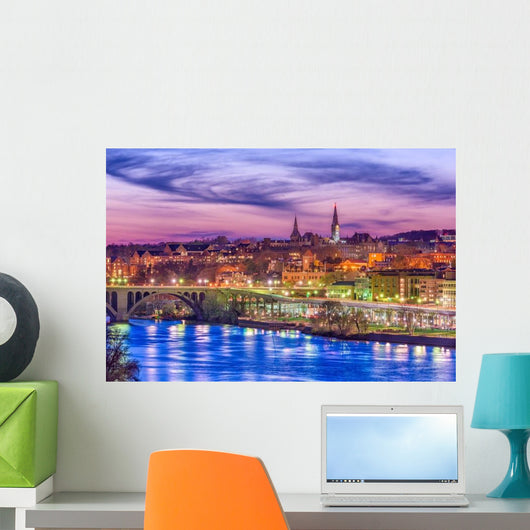 Georgetown Washington DC USA Evening Wall Decal