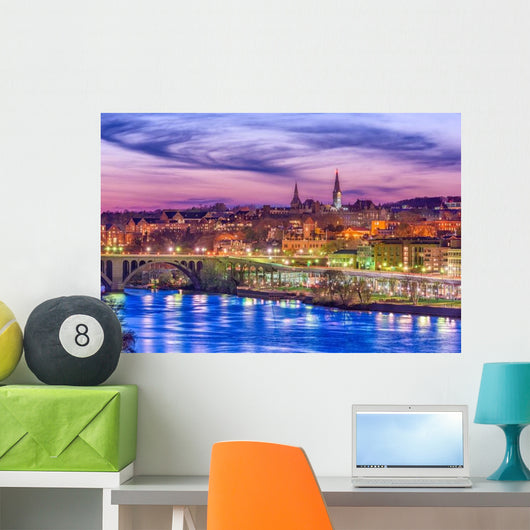 Georgetown Washington DC USA Evening Wall Decal