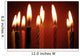 Closeup of Birthday Candles All Lit Wall Mural