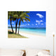 Paradise Beach in Tropical Island Wall Mural