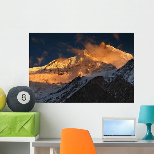 Sunset Himalaya Wall Decal