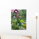 Flowers near the rural house Wall Mural