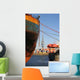 Ships and Cranes Wall Decal