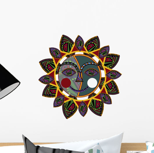 ethnic sun Wall Decal