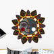 ethnic sun Wall Decal