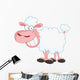 Funny Sheep With Big Smile Wall Decal