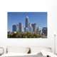 Skyline Charlotte North Carolina Wall Decal