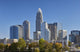 Skyline Charlotte North Carolina Wall Decal