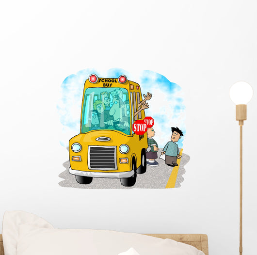 School Crossing Wall Decal