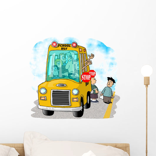 School Crossing Wall Decal