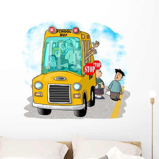 School Crossing Wall Decal
