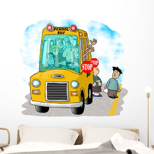School Crossing Wall Decal