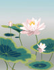 Water lily Wall Mural