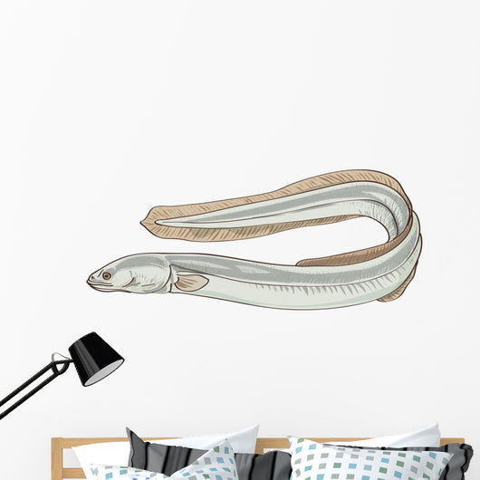 fish eel Wall Decal