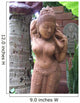 Buddhist lady statue, Thailand. Wall Mural