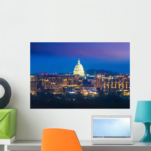 Washington Dc City Skyline Wall Decal