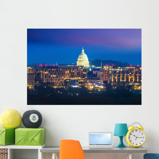 Washington Dc City Skyline Wall Decal