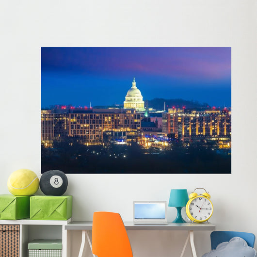 Washington Dc City Skyline Wall Decal