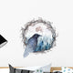 Forest Raven Moon Wall Decal