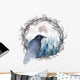 Forest Raven Moon Wall Decal