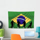 Soccer for Soccer World Cup Team Brazil Wall Mural