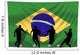 Soccer for Soccer World Cup Team Brazil Wall Mural