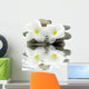 mineral water zen white floral decoration Wall Decal