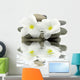 mineral water zen white floral decoration Wall Decal