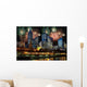Fireworks over Melbourne City Wall Decal