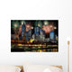 Fireworks over Melbourne City Wall Decal