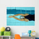 female swimmer Wall Mural