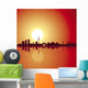 Berlin skyline - Sunset Wall Mural