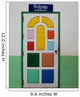 Eingangstre Mit Aufschrift Welcome