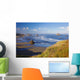 Wildflowers And Rock Formations Along The Coast At Bandon State Park Wall Mural